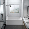 Custom Rectangular Drop in Bathtub for Small Spaces